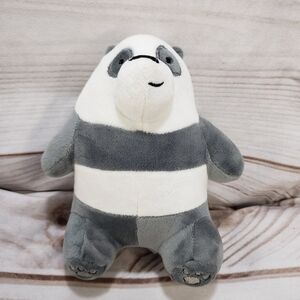 We Bare Bears Panda Plush Stuffed Animal Toy Factory Embroidered 6.5 Inch 2018